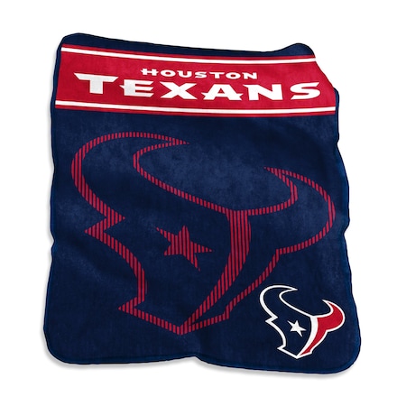 Logo Brands Houston Texans 60x80 Raschel Throw 613-26X